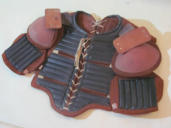 Schutzweste aus Filz und Leder, m�glicherweise f�r eine asiatische Kampfsportart 50,-� (Versand 10,-�)